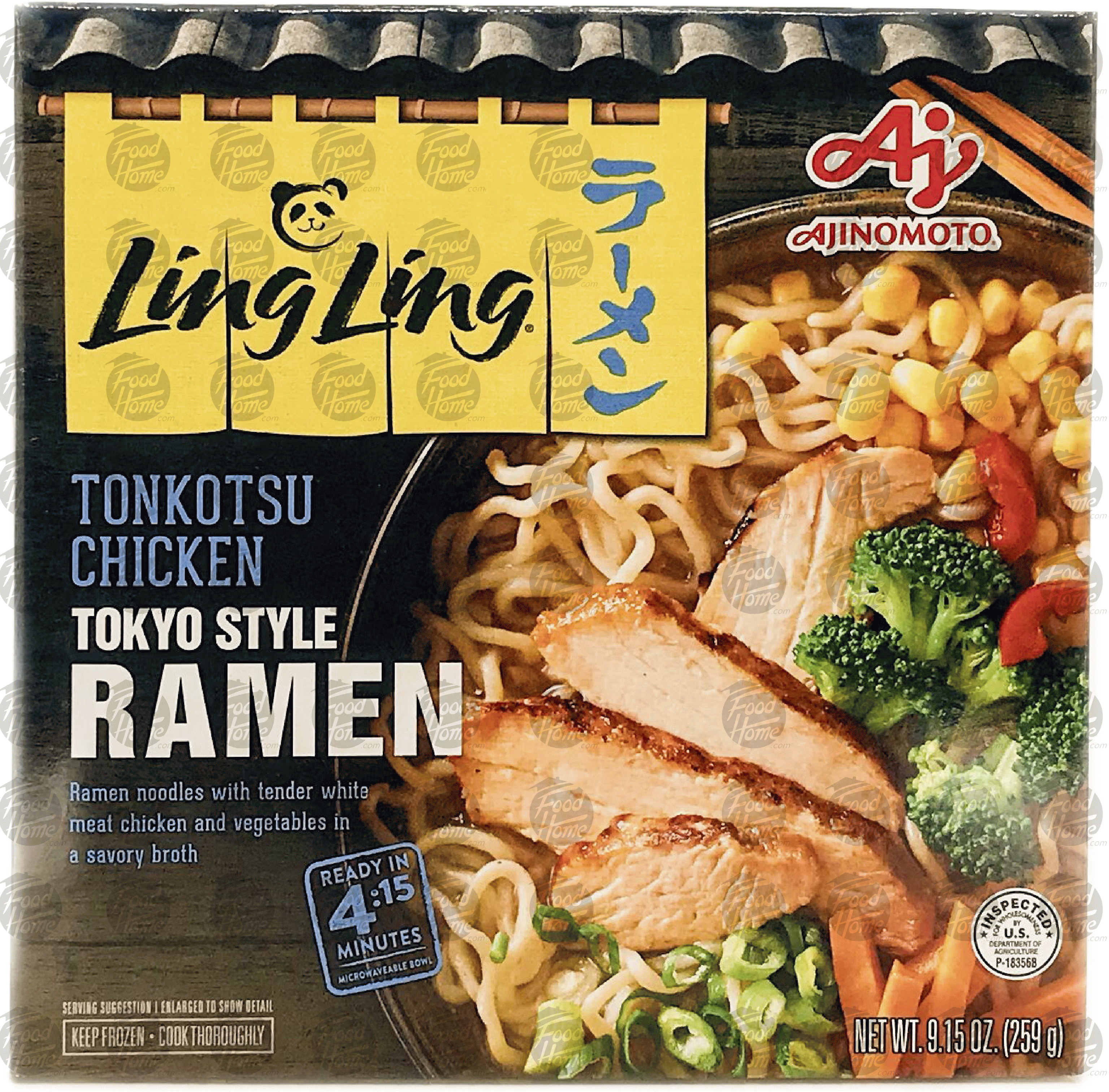 Ling Ling  tonkotsu chicken, tokyo style ramen, frozen entree Full-Size Picture